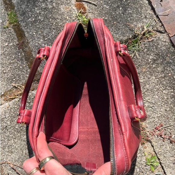 Vintage Coach Bag- Red - Picture 4 of 7